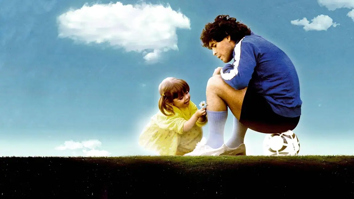 Cena da série A Filha de Deus Dalma Maradona