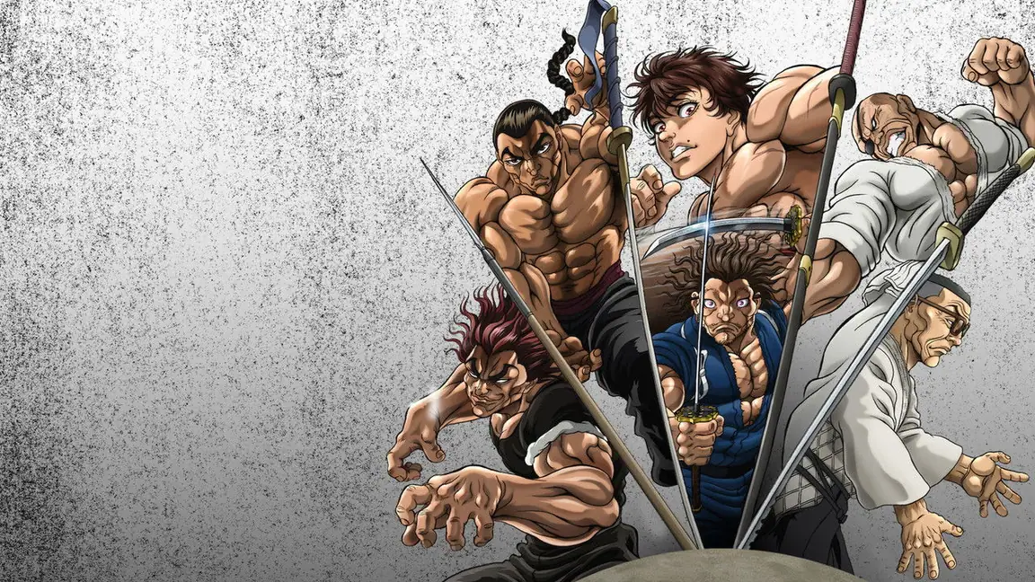 Cena da série BAKI DOU O Samurai Invencivel