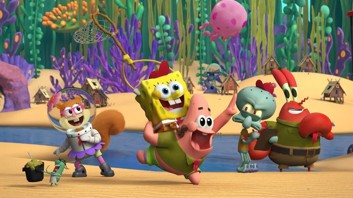 Cena da série Kamp Koral: Bob Esponja, Primeiros Anos!