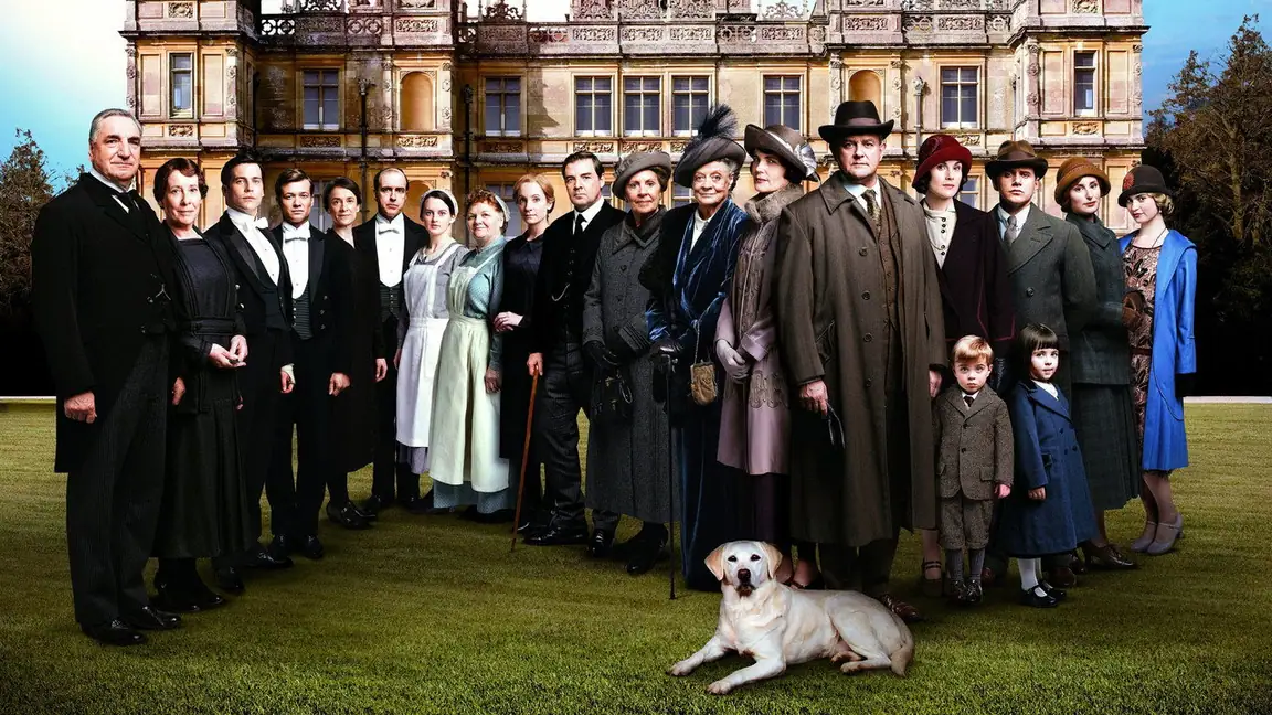 Cena da série Downton Abbey