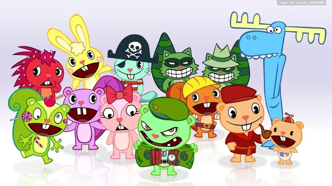 Cena da série Happy Tree Friends