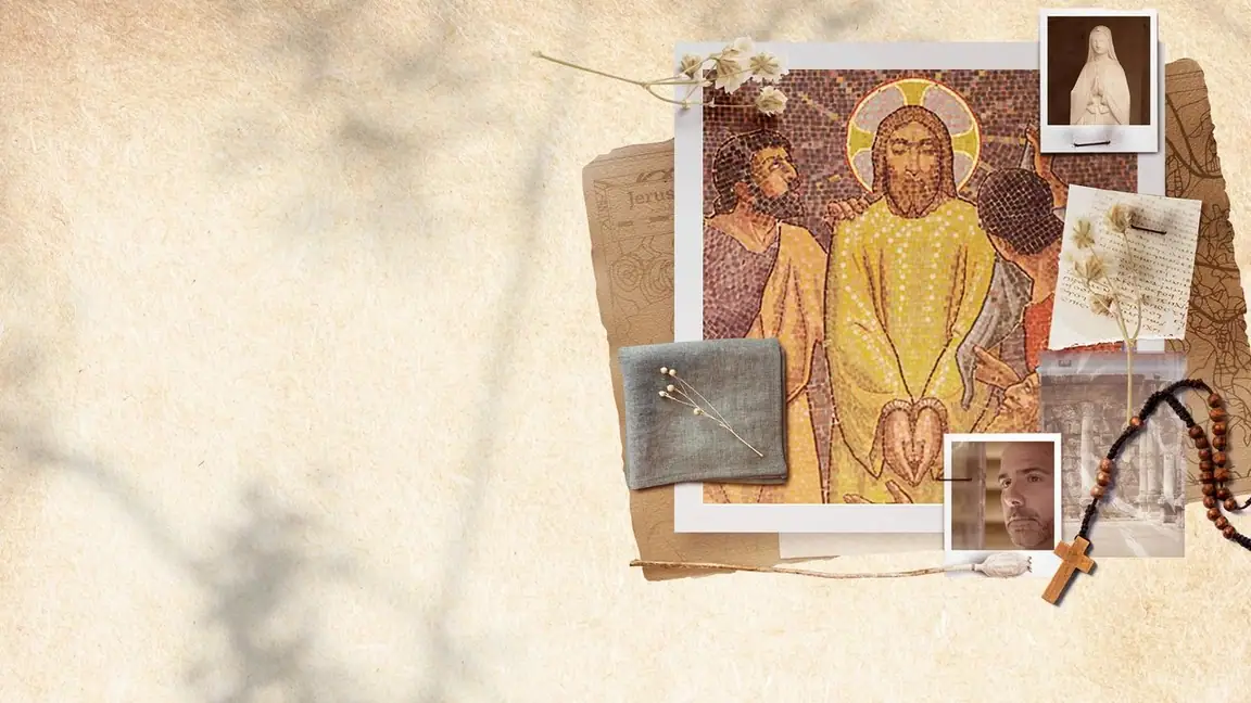 Cena da série Os Caminhos de Jesus