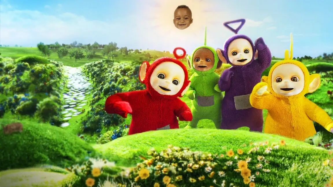 Cena da série Teletubbies