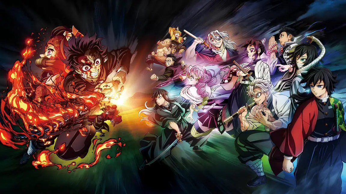 Cena da série Demon Slayer Kimetsu no Yaiba