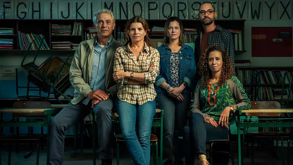 Cena da série Segunda Chamada