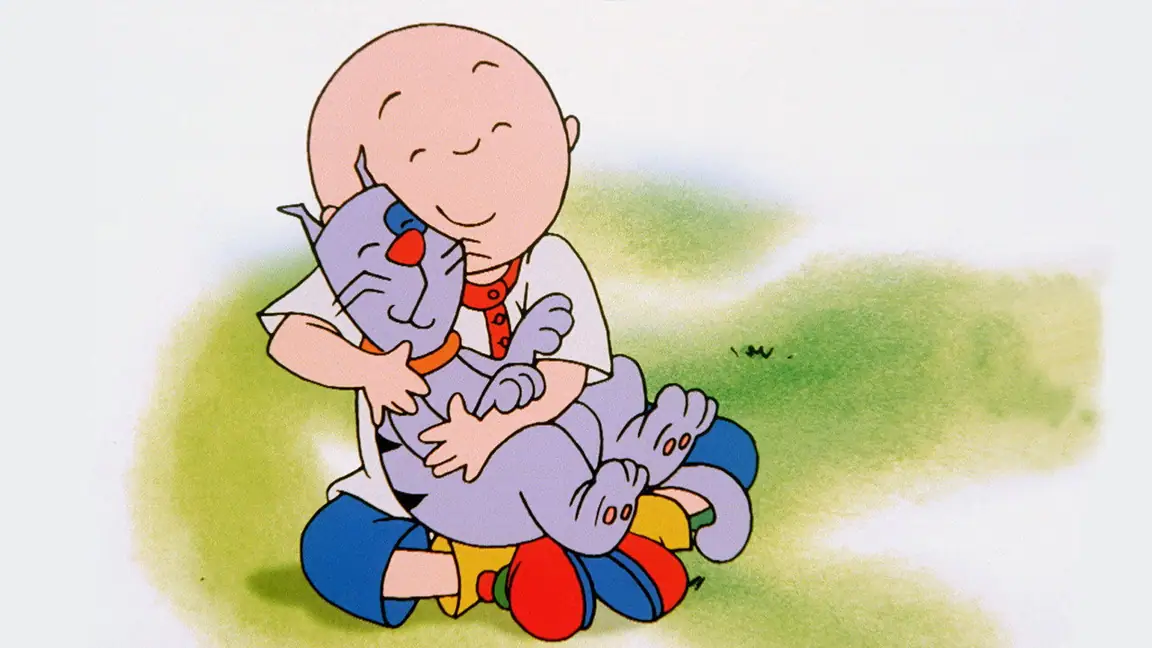 Cena da série Caillou