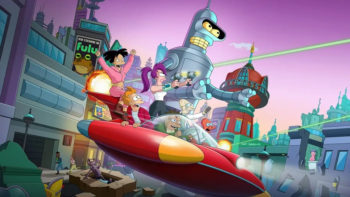 Cena da série Futurama