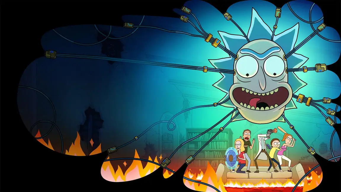 Cena da série Rick e Morty