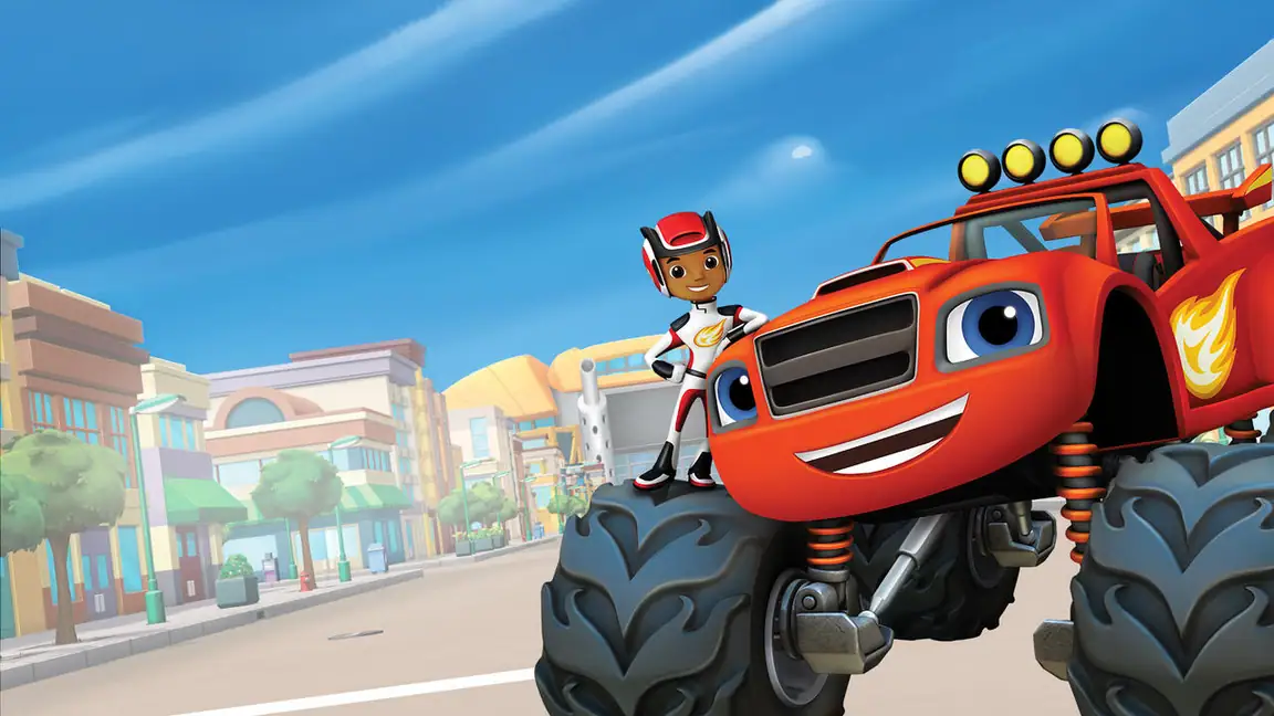 Cena da série Blaze and the Monster Machines