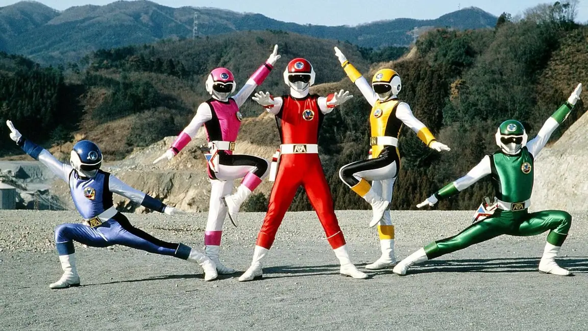 Cena da série Comando Estelar Flashman