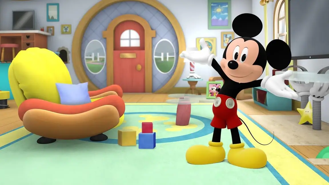 Cena da série Eu e Mickey