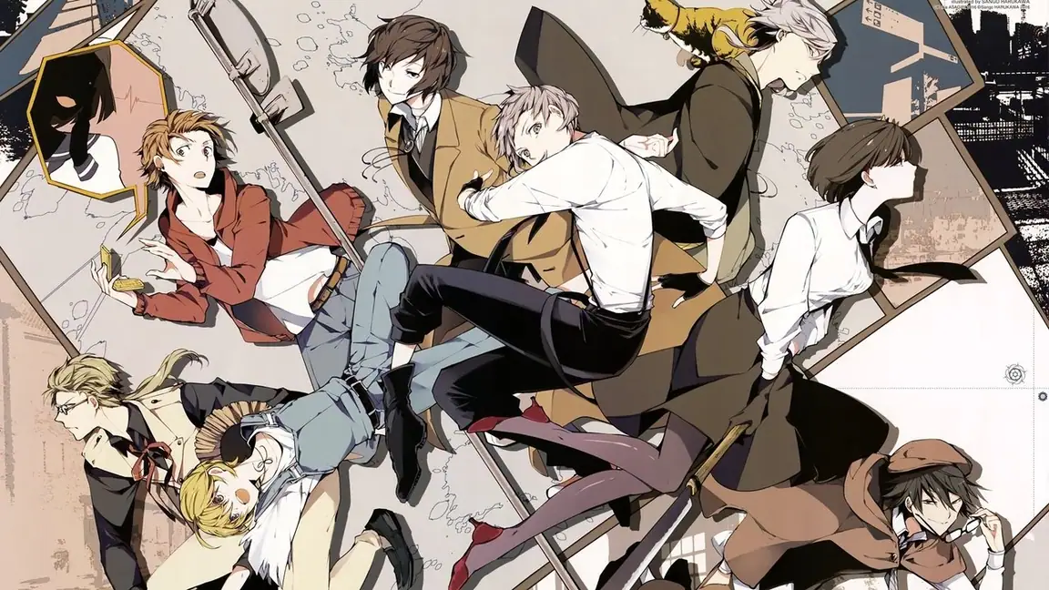 Cena da série Bungo Stray Dogs