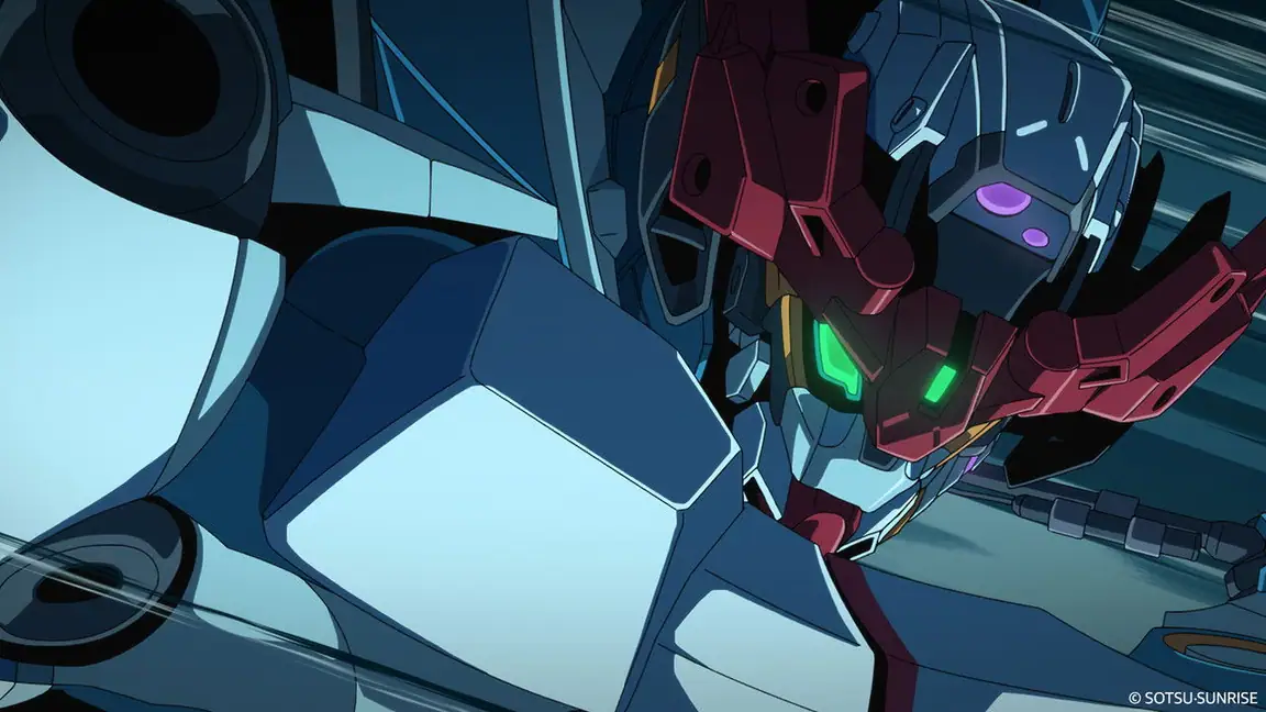 Cena da série Mobile Suit Gundam GQuuuuuuX