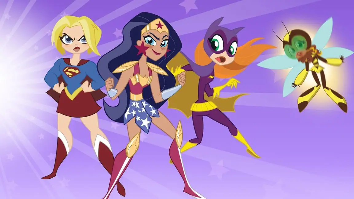 Cena da série DC Super Hero Girls