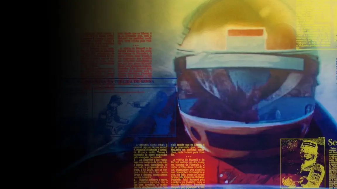 Cena da série Senna por Ayrton