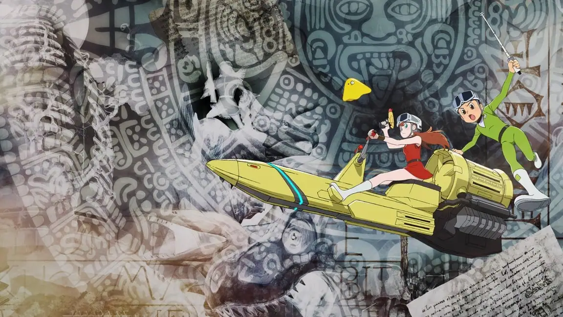 Cena da série Time Patrol Bon