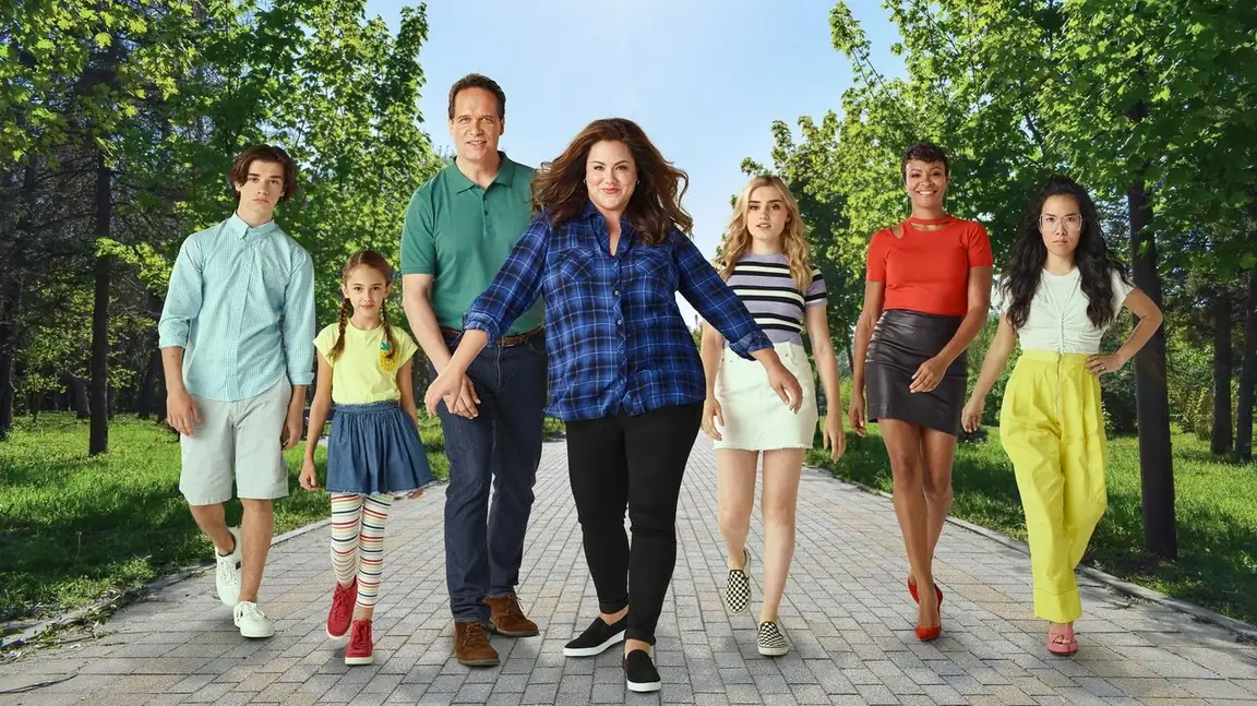 Cena da série American Housewife