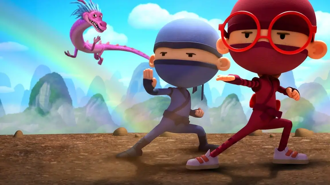 Cena da série Oi Ninja