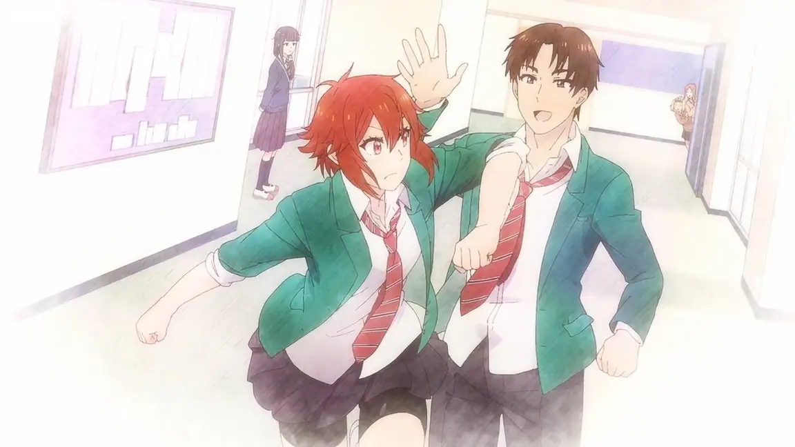 Cena da série Tomo-chan Is a Girl!