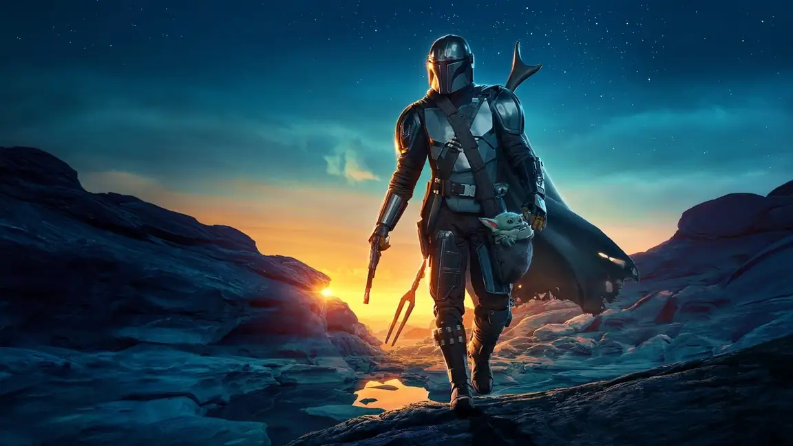 Cena da série The Mandalorian