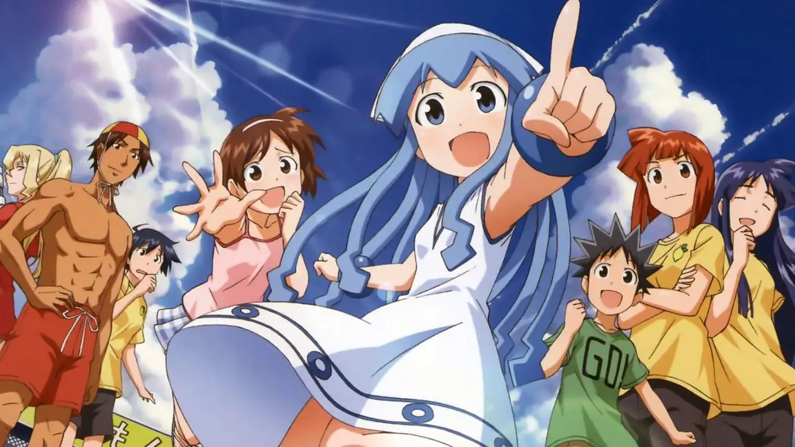 Cena da série Squid Girl