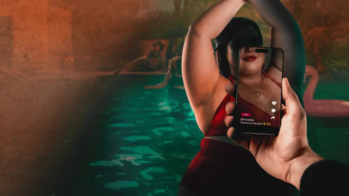 Cena da série Big Girls Wanted Escaping Pearadise