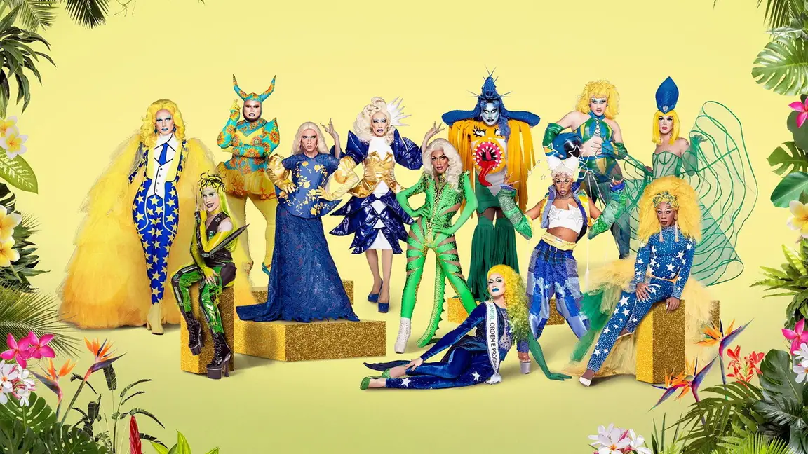 Cena da série Drag Race Brasil
