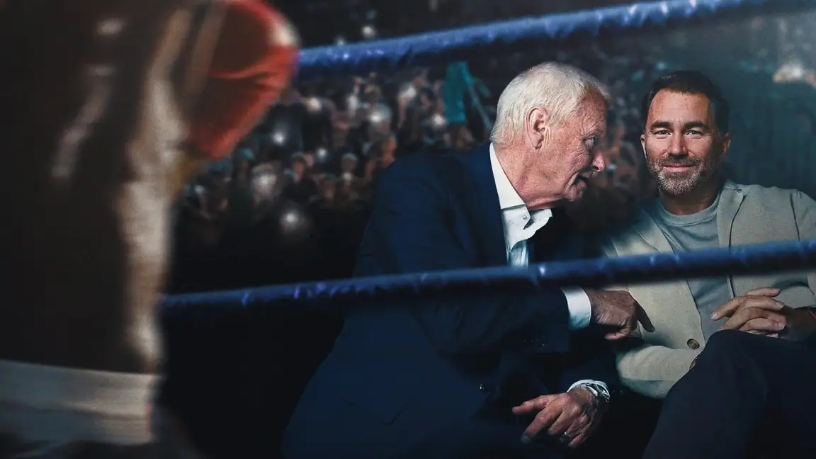 Cena da série Matchroom Lendas do Esporte