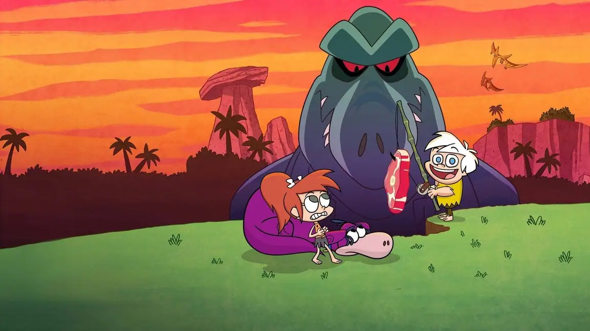Cena da série Yabba-Dabba Dinossauros