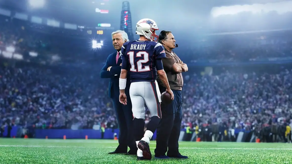 Cena da série A Dinastia New England Patriots