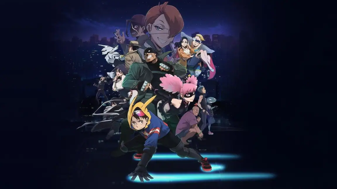 Cena da série My Hero Academia Vigilantes