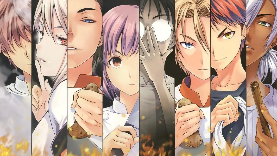 Cena da série Food Wars Shokugeki no Soma