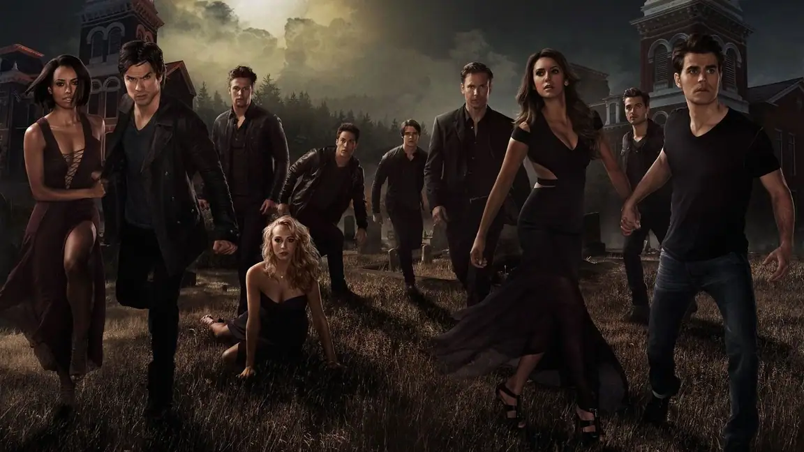 Cena da série Diarios de um Vampiro