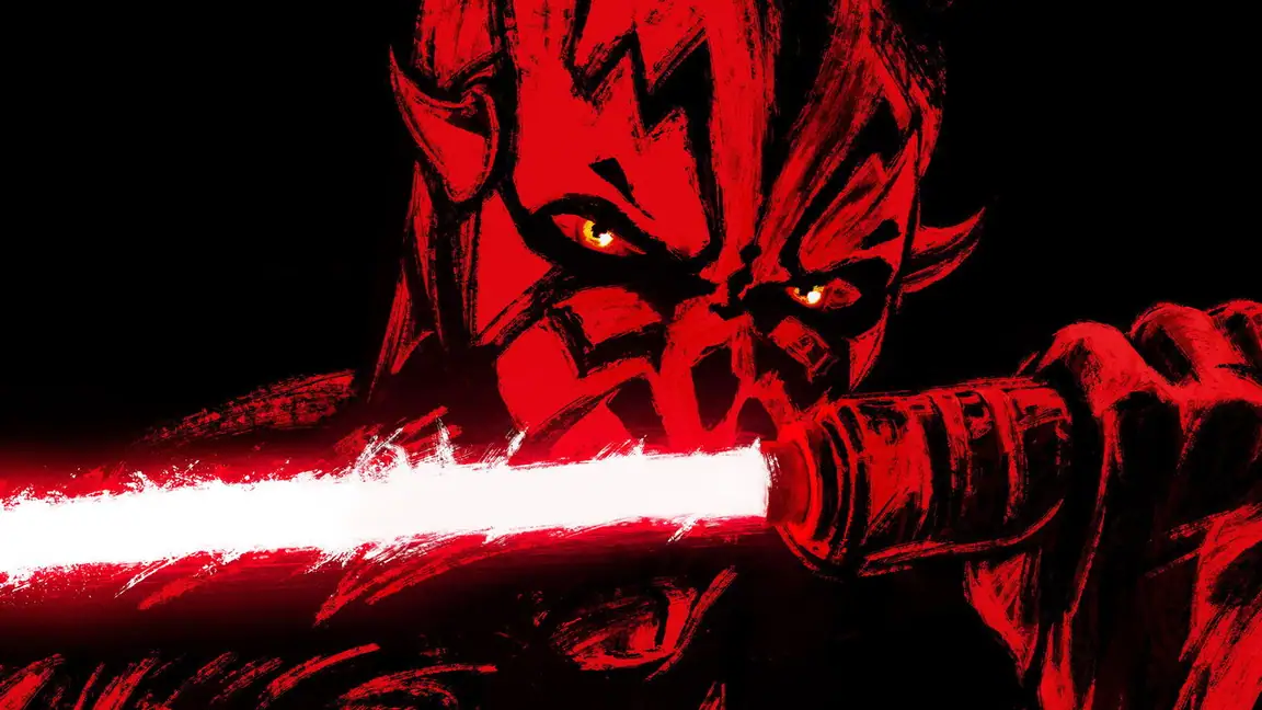 Cena da série Star Wars Maul Lorde das Sombras