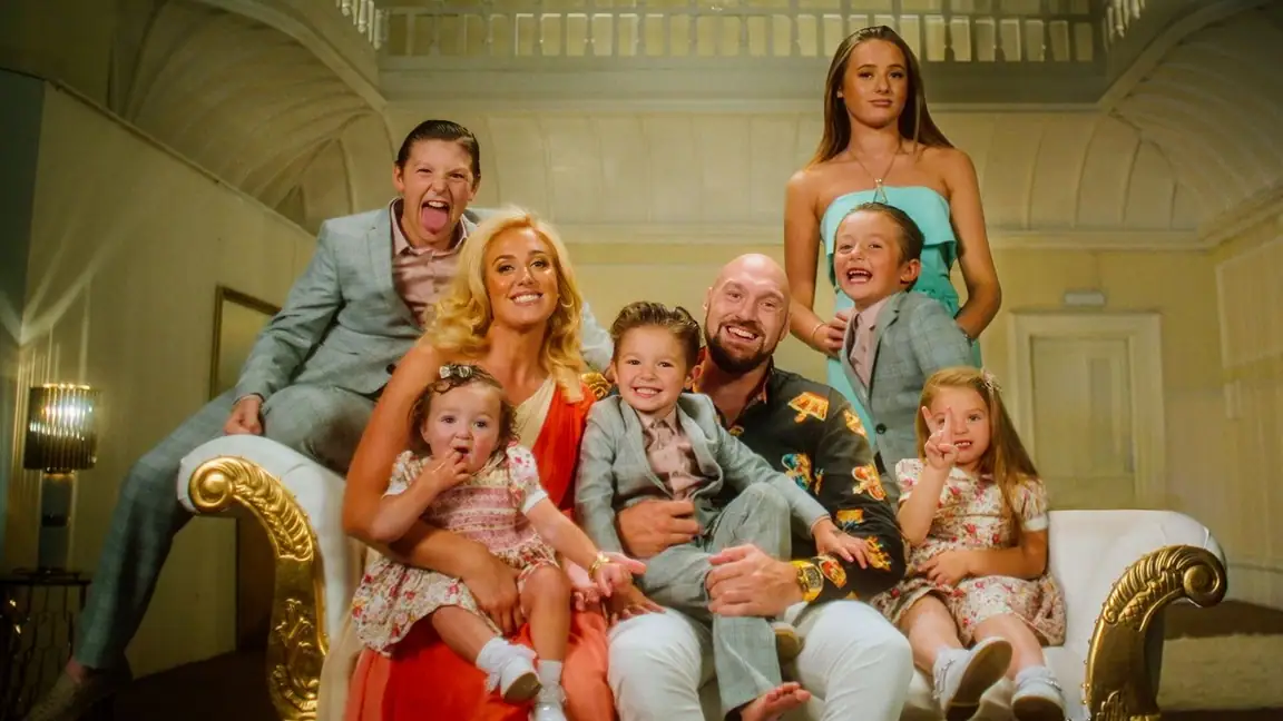 Cena da série Em Casa com Tyson Fury
