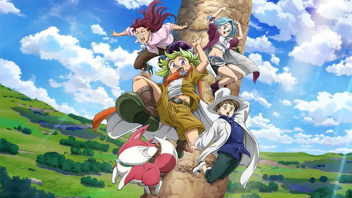 Cena da série The Seven Deadly Sins Os Quatro Cavaleiros do Apocalipse