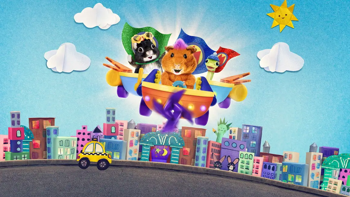 Cena da série Super Fofos Aventura na Cidade