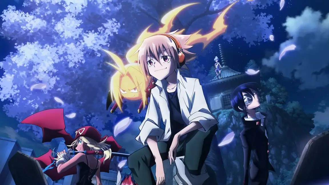 Cena da série Shaman King Flowers