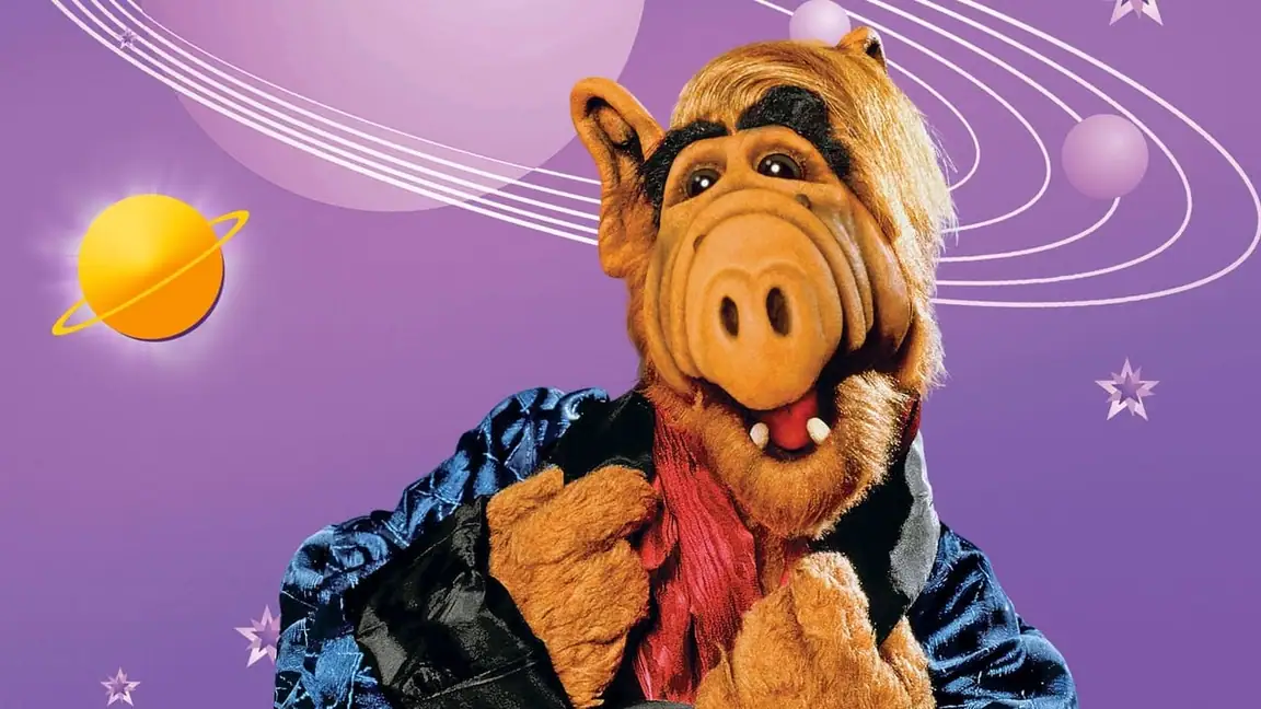 Cena da série ALF, o ETeimoso