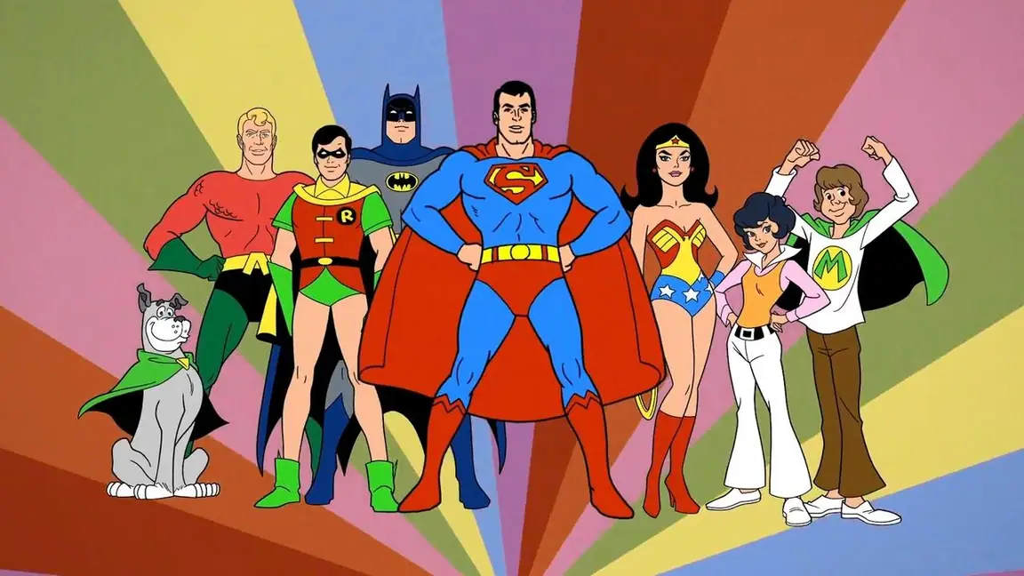 Cena da série Super Amigos