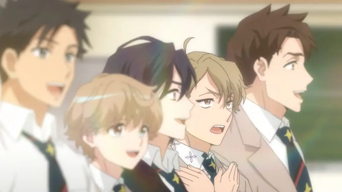 Cena da série KAWAGOE BOYS SING Now or Never