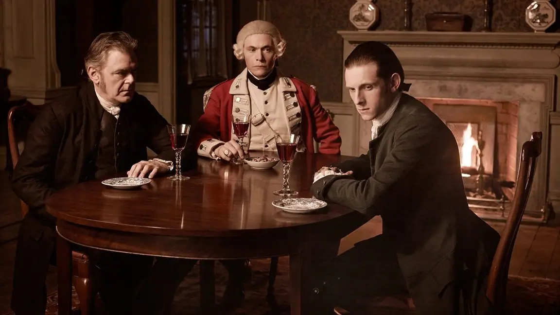 Cena da série TURN Os Espioes de Washington