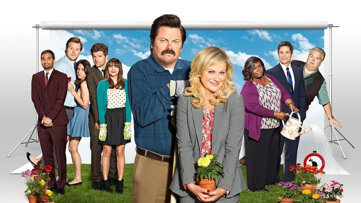 Cena da série Confusões de Leslie