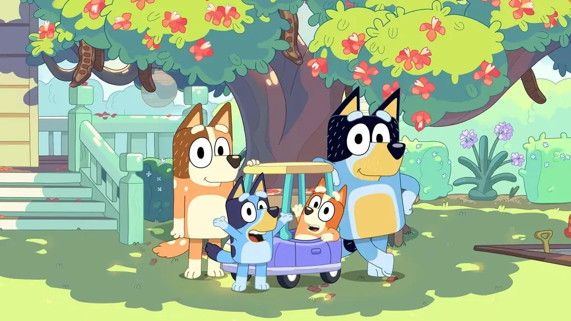 Cena da série Bluey