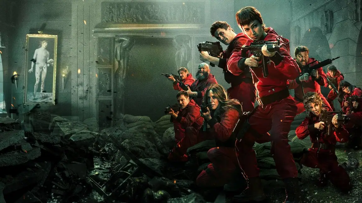 Cena da série La Casa de Papel
