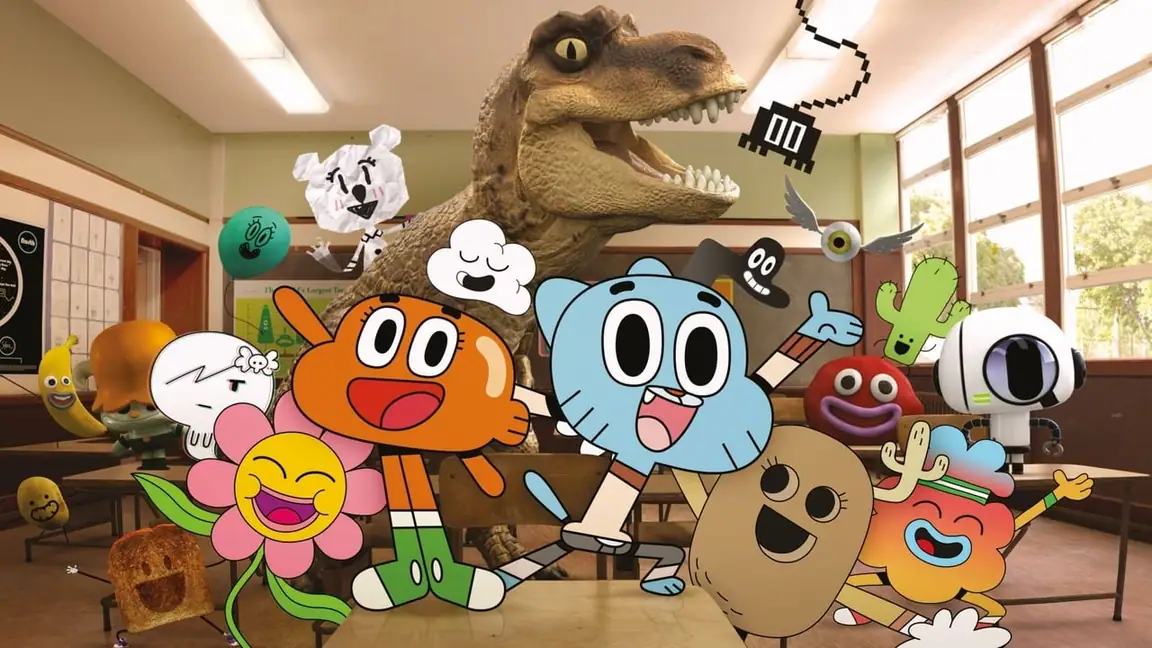 Cena da série O Incrível Mundo de Gumball