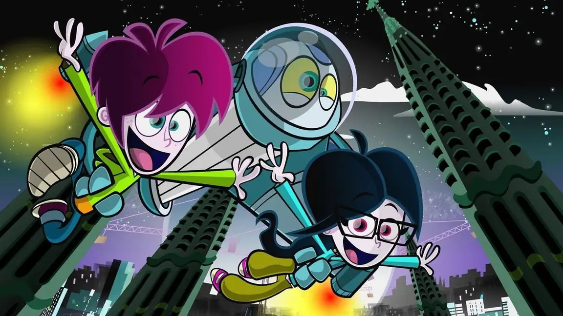 Cena da série Lucky Fred