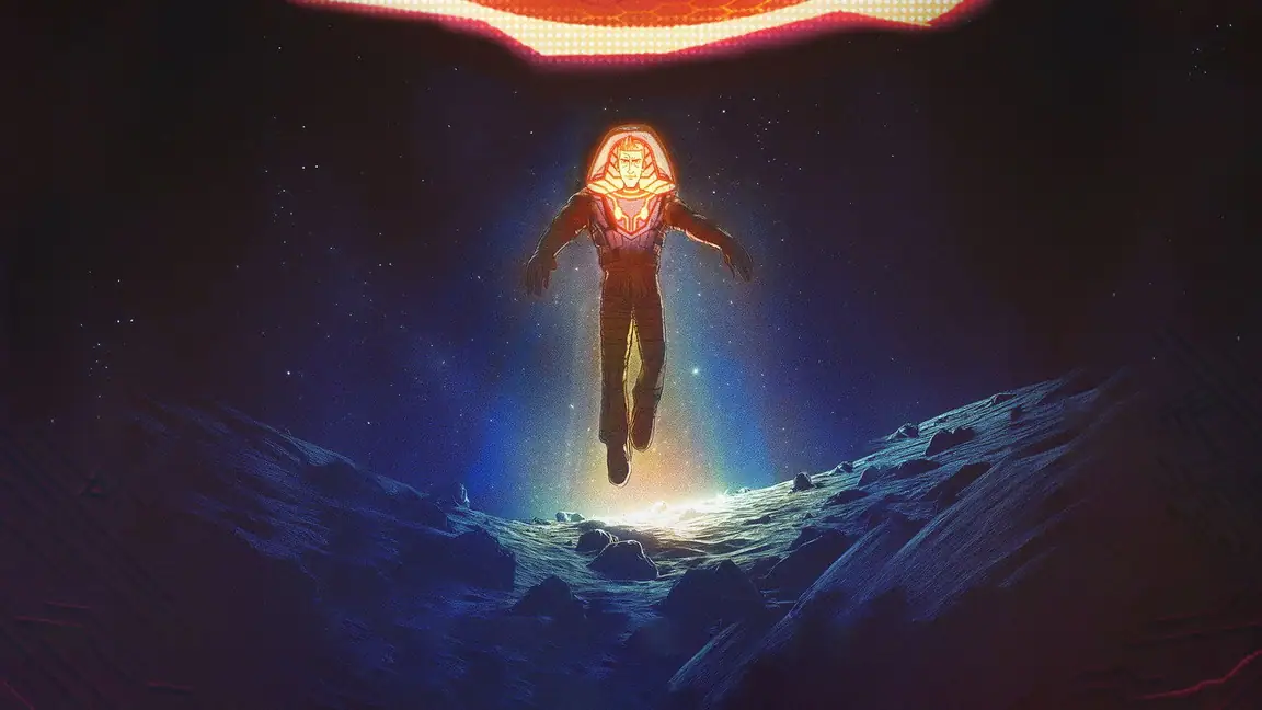 Cena da série Astronauta