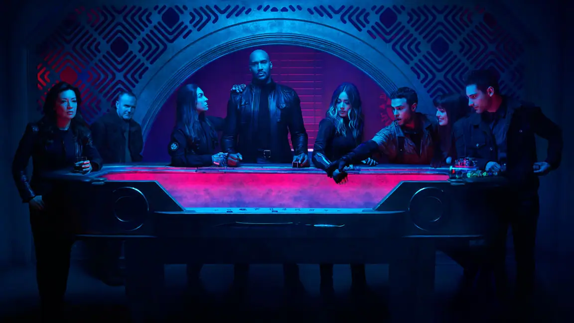 Cena da série Agentes da S.H.I.E.L.D. da Marvel