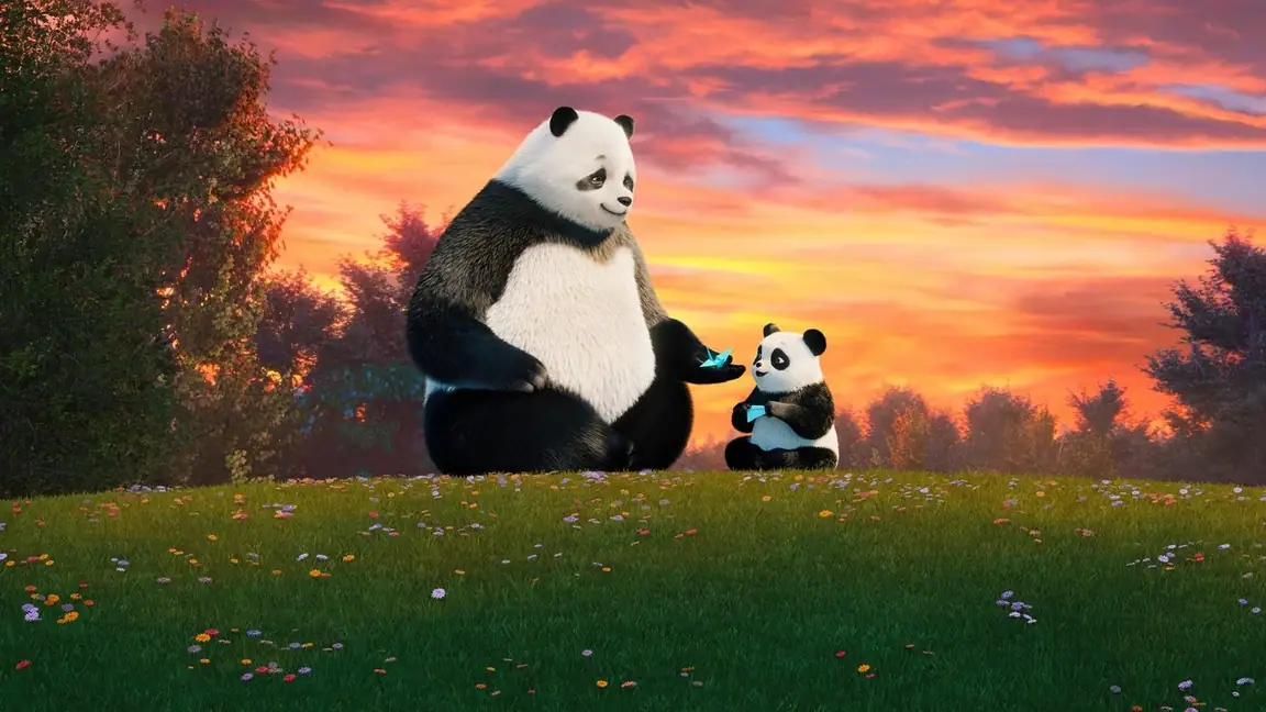 Cena da série Sereno: O Panda Zen